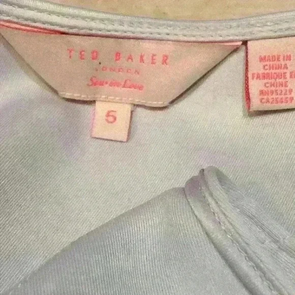 Ted Baker London Lilac 10-12 Classy Tea Party Easter Parade Back Zip Quiet Lux - Picture 4 of 5